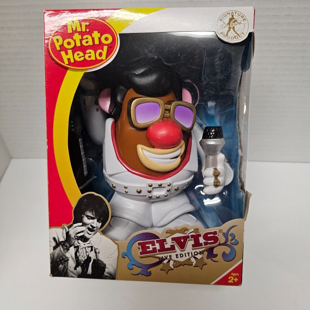 NIB Elvis Mr. Potato Head Signature Product Hasbro Toy Elvis Live